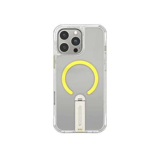 Cover Iphone 16 Pro Helix Mag-Charge + 360&deg; Rotating&nbsp;Stand Skinarma - Clear